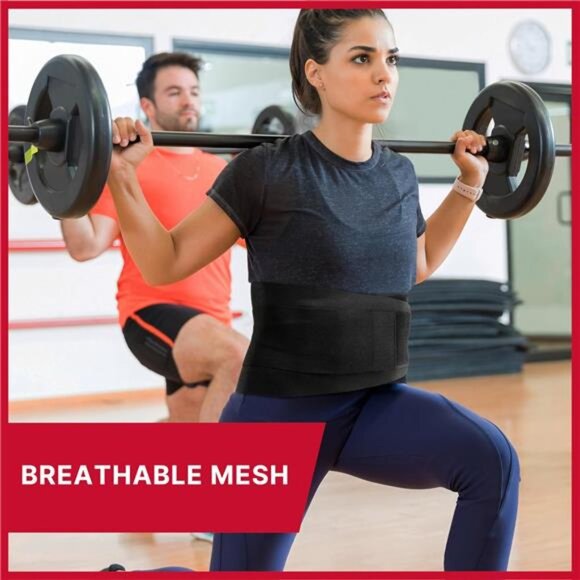 MUELLER Sports Medicine Adjustable Back Brace, Back Pain Relief Support for Men - Picture 5 of 7